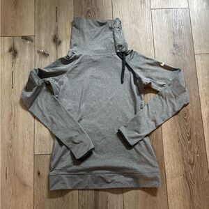 Nike Pro Heather Gray Performance Hoodie